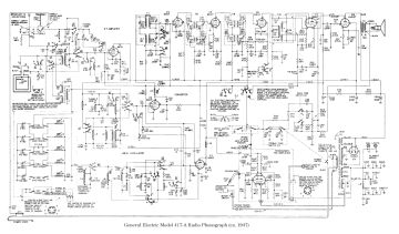 GE 417 A schematic circuit diagram